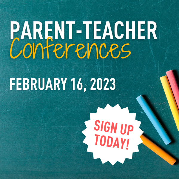 2023 Parent Teacher Conferences (600 × 600 px)